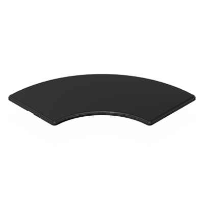 60-190-1 MODULAR SOLUTIONS POLYAMIDE PART<br>END CAP 90MM X 90MM ROUND CORNER BLACK